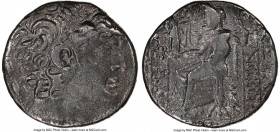 SELEUCID KINGDOM. Philip I Philadelphus (ca. 95/4-76/5 BC). Aulus Gabinius, as Proconsul (57-55 BC). AR tetradrachm (25mm, 14.24 gm, 12h). NGC Choice ...