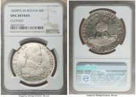 Republic 8 Soles 1828 PTS-JM UNC Details (Cleaned) NGC, Potosi mint, KM97. 

HID09801242017

© 2022 Heritage Auctions | All Rights Reserved