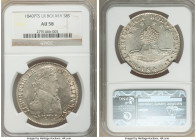 Republic 8 Soles 1840 PTS-LR AU58 NGC, Potosi mint, KM97. 

HID09801242017

© 2022 Heritage Auctions | All Rights Reserved