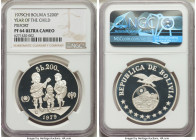 Republic silver Proof Piefort "Year of the Child" 200 Pesos 1979-CHI PR64 Ultra Cameo NGC, Valcambi mint, KM-P9. Mintage: 90. 

HID09801242017

© 2022...