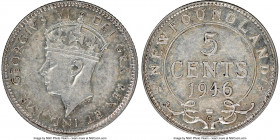 Newfoundland. George VI 5 Cents 1946-C AU58 NGC, Royal Canadian mint, KM19a. 

HID09801242017

© 2022 Heritage Auctions | All Rights Reserved