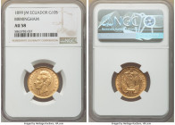 Republic gold 10 Sucres 1899 BIRMINGHAM-JM AU58 NGC, Birmingham mint, KM56. One year type. AGW 0.2354 oz. 

HID09801242017

© 2022 Heritage Auctions |...