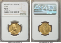 Fuad I gold 100 Piastres AH 1340 (1922) AU58 NGC, British Royal mint, KM341. AGW 0.2391 oz. 

HID09801242017

© 2022 Heritage Auctions | All Rights Re...