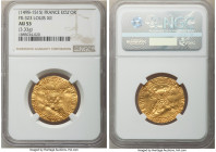 Louis XII gold Ecu d'Or ND (1498-1515) AU53 NGC, Saint Lo mint, Fr-323, Dup-647. 3.33gm. 

HID09801242017

© 2022 Heritage Auctions | All Rights Reser...