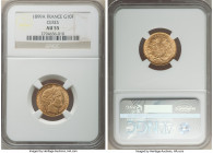 Republic gold 10 Francs 1899-A AU55 NGC, Paris mint, KM830, Fr-594. Ceres head type. 

HID09801242017

© 2022 Heritage Auctions | All Rights Reserved