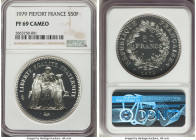 Republic silver Proof Piefort 50 Francs 1979 PR69 Cameo NGC, Paris mint, KM-P650. Mintage: 2,250. 

HID09801242017

© 2022 Heritage Auctions | All Rig...