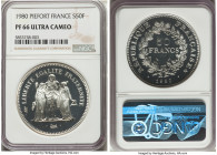 Republic silver Proof Piefort 50 Francs 1980 PR66 Ultra Cameo NGC, Paris mint, KM-P680. Mintage: 2,500. 

HID09801242017

© 2022 Heritage Auctions | A...