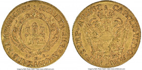 Hamburg. Free City gold Ducat 1734-IHL AU53 NGC, KM342, Fr-1120. With titles of Karl VI. 

HID09801242017

© 2022 Heritage Auctions | All Rights Reser...