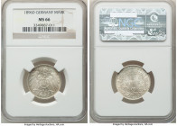 Wilhelm II Mark 1896-D MS66 NGC, Munich mint, KM14. 

HID09801242017

© 2022 Heritage Auctions | All Rights Reserved