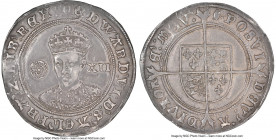Edward VI (1547-1553) Shilling ND (1551-1553) XF45 NGC, Tower mint. Tun mm, Fine Silver issue, S-2482, N-1937. 5.65gm. Arsenic-gray toning, well struc...