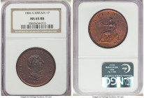 George III Penny 1806-SOHO MS65 Red and Brown NGC, Soho mint, KM663, S-3780. Cobalt toning with muted luster. 

HID09801242017

© 2022 Heritage Auctio...
