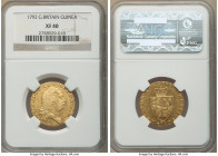 George III gold Guinea 1792 XF40 NGC, KM609, S-3729. From the "For My Daughters" Collection 

HID09801242017

© 2022 Heritage Auctions | All Rights Re...