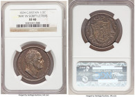 William IV Pair of Certified Assorted Issues 1834 NGC, 1) Shilling - VF35, KM713 2) 1/2 Crown - XF40, KM714.2 "WW" in script on truncation Sold as is,...
