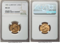Victoria gold 1/2 Sovereign 1901 MS64 NGC, KM784, S-3878. Last year of reign and type, displaying shimmering luster. AGW 0.1177 oz. 

HID09801242017

...