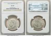 George V 5-Piece Lot of Certified Issues, 1) 6 Pence 1918 - AU58 NGC, KM815 2) Shilling 1911 - PR63 PCGS, KM816 3) Florin 1918 - AU58 NGC, KM817 4) 1/...