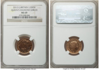 Elizabeth II gold 1/2 Sovereign 2012 MS69 NGC, KM1206. Queen's Diamond Jubilee. 

HID09801242017

© 2022 Heritage Auctions | All Rights Reserved