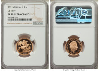 Elizabeth II gold Proof Sovereign 2021 PR70 Ultra Cameo NGC, KM-Unl. 95 Privy (In commemoration of Queens 95th Birthday). 

HID09801242017

© 2022 Her...