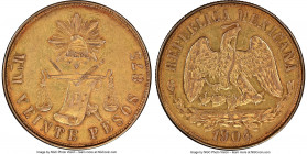 Republic gold 20 Pesos 1904 Mo-M AU Details (Rim Filing) NGC, Mexico City mint, KM414.6, Fr-119. 

HID09801242017

© 2022 Heritage Auctions | All Righ...