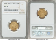 Luiz I gold 2000 Reis 1866 AU58 NGC, Lisbon mint, KM511. Lightly toned, residual luster. From the "For My Daughters" Collection 

HID09801242017

© 20...