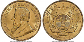 Republic gold Pond 1898 MS63 NGC, Pretoria mint, KM10.2, Fr-2. Conservatively graded. 

HID09801242017

© 2022 Heritage Auctions | All Rights Reserved...