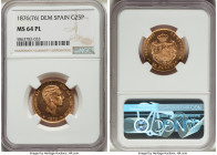 Alfonso XII gold Prooflike 25 Pesetas 1876(76) DE-M MS64PL NGC, Madrid mint, KM673, Fr-342. 

HID09801242017

© 2022 Heritage Auctions | All Rights Re...