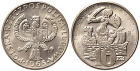POLONIA. 10 Zlotych 1965 Proba. Pr133. FDC
