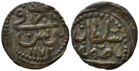 TUNISIA. Mustafa III. AH 1171- 1187 (1757-1775). Kharub 1171 Mi (1,01 g). KM#53. BB+