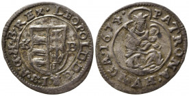 UNGHERIA. Leopoldo I (1657-1705). Denar 1674 KB. Ag (0,47 g). KM#152. BB