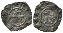 BRINDISI o MESSINA. Manfredi (1258-1264). Denaro Mi (0,60 g). Spahr 199. qBB