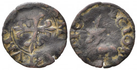 CASALE. Guglielmo II Paleologo (1494-1518). Obolo MI (0,43 g). Cervo accasciato - Croce gigliata. MIR 211 - R2. MB