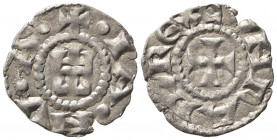 GENOVA. REPUBBLICA (1139-1339). Denaro Ag (0,94 g). D/ Castello. R/ Croce. MIR 16. BB