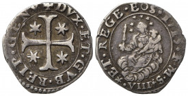 GENOVA. Dogi biennali (1528-1797). III fase (1637-1797). 8 soldi 1715 sigle FMS. Ag (2,10 g). MIR 302/5. BB