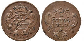GORIZIA. Giuseppe II (1780-1790). 1 Soldo 1790 F (Hall). Cu. C#4.1. BB