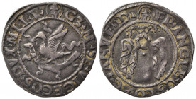 MILANO. Galeazzo Maria Sforza (1468-1476). Grosso da 4 soldi Ag (2,47 g). MIR 207 Raro. BB