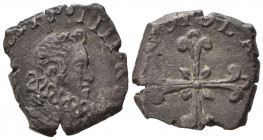 MILANO. Filippo IV (1621-1665). Sesino Mi (1,08 g). Busto a destra - Croce fiorata. MIR 374. BB+
