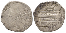 NAPOLI. Filippo III (1598-1621). 15 grana 1619. Ag (2,08 g). Magliocca 21 Raro. MB *tosato