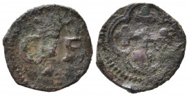Carlo Emanuele I (1580-1630). Quarto di soldo. Mi (0,85 g). B