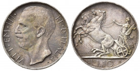 Vittorio Emanuele III (1900-1943). 10 lire 1930 "Biga". Gig. 59 NC. BB+/qSPL