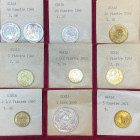 ESTERE. Syria. Lotto di 10 monete con bustine di vecchia raccolta. FDC