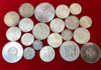 ESTERE. Lotto di 21 monete in argento. BB-FDC