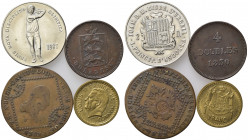 ESTERE. Lotto di 4 monete (Guernesey, Austria, Monaco, Andora). MB-SPL