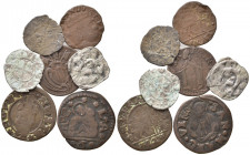 ZECCHE ITALIANE. Lotto di 7 monete da catalogare (Ravenna, Venezia…). MB
