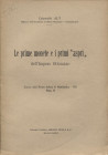 ALY COL. – Le prime monete e i primi “ Aspri” dell’Impero Ottomano. Milano, 1921. Pp. 19, ill nel testo. ril. ed. buono stato, molto raro.