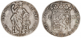 Bataafse Republiek (1795-1806) - Gelderland - 1 Gulden 1795 (Sch. 89 / Delm. 1178) - VF