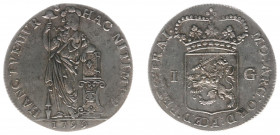 Bataafse Republiek (1795-1806) - Utrecht - 1 Gulden 1799 (Sch. 98 / Delm. 1182) - VF+ / mintage: 38.100 ex. - scarce