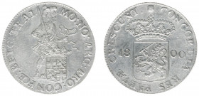 Bataafse Republiek (1795-1806) - Utrecht - Zilveren Dukaat 1800 (Sch. 69 / Delm. 982) - VF/XF