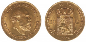 Netherlands - Gouden Tientjes 1875-1933 - 10 Gulden 1875 - Gold - XF