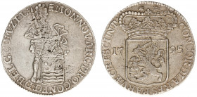 Bataafse Republiek (1795-1806) - Zeeland - Zilveren Dukaat 1795 (Sch. 61 / Delm. 976) - ZF+