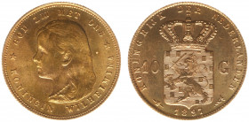 Netherlands - Gouden Tientjes 1875-1933 - 10 Gulden 1897 - Gold - good XF
