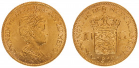 Netherlands - Gouden Tientjes 1875-1933 - 10 Gulden 1912 - Gold - a.XF